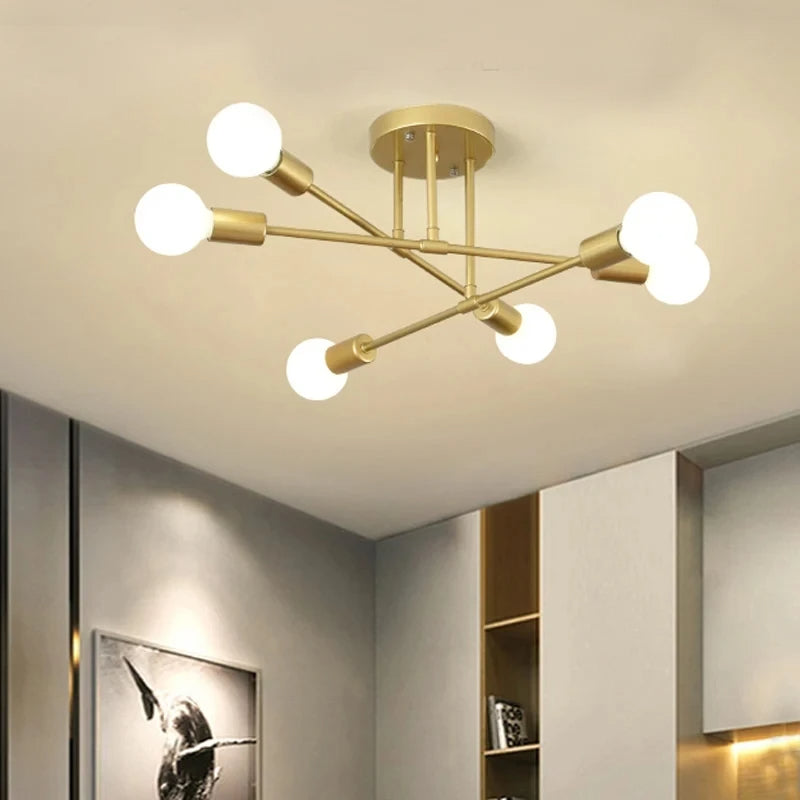 Lustre de Teto Contemporâneo ONLYLIGHT - Iluminação Sofisticada para Ambientes Internos