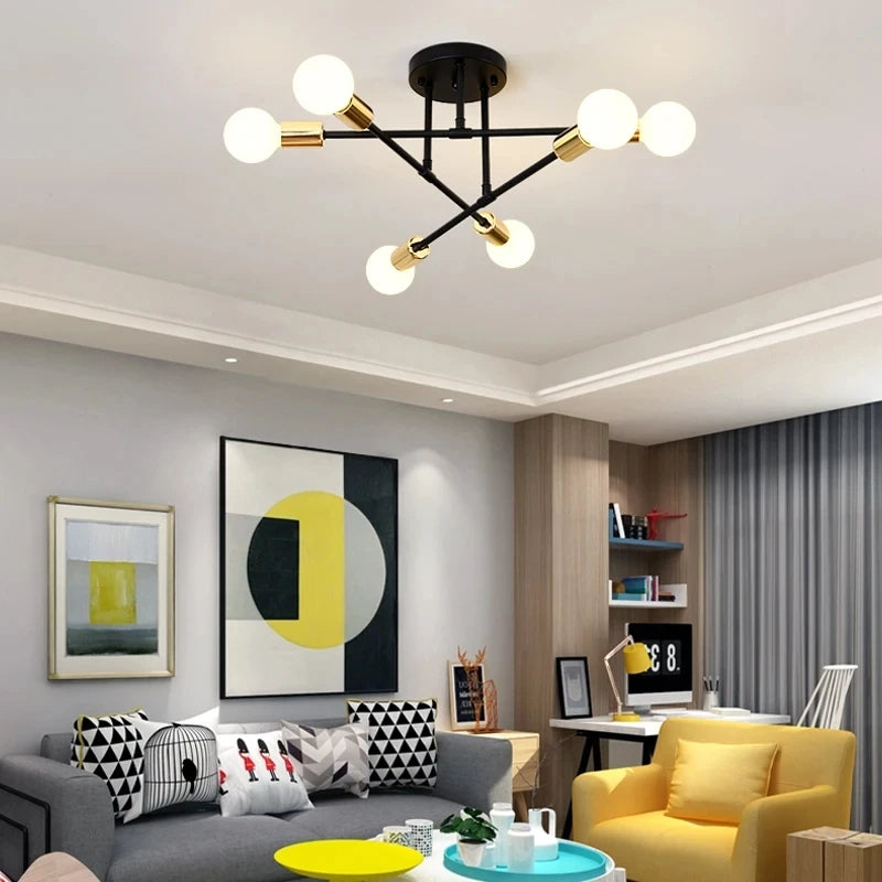 Lustre de Teto Contemporâneo ONLYLIGHT - Iluminação Sofisticada para Ambientes Internos