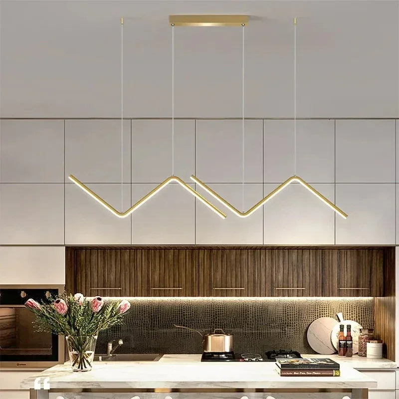 Luminária Pendente LED Inteligente - Design Moderno, Ajustável e Decorativo