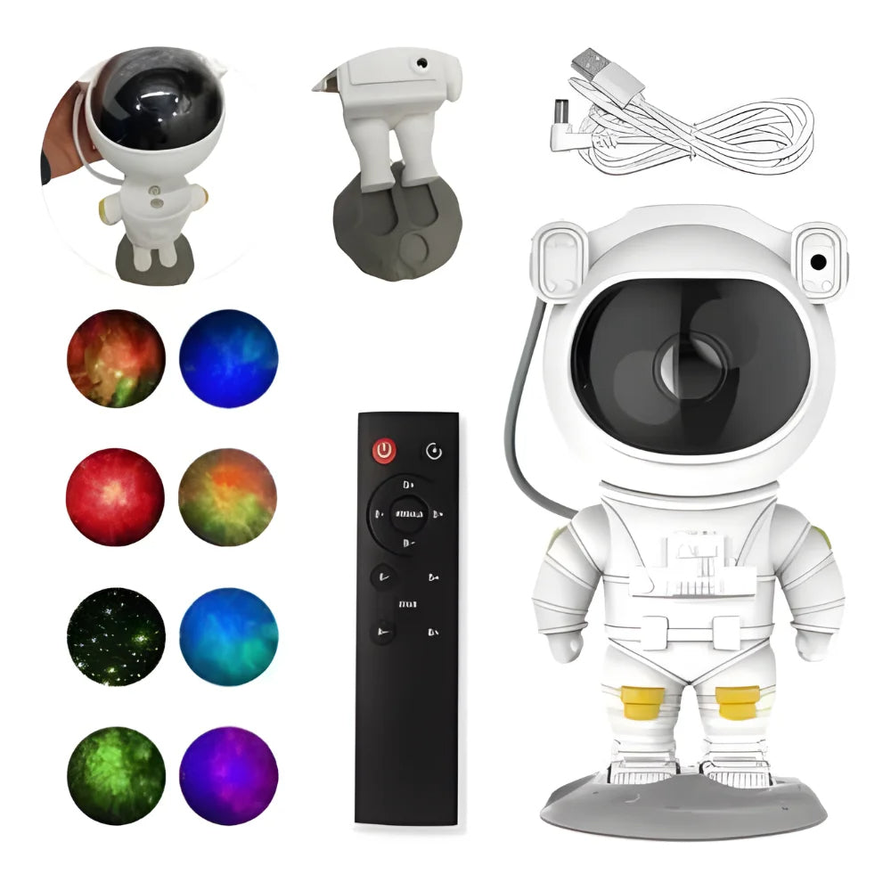 Projetor Astronauta Galaxy Star Estrelas