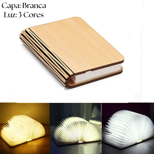 Luminária Livro Dobrável