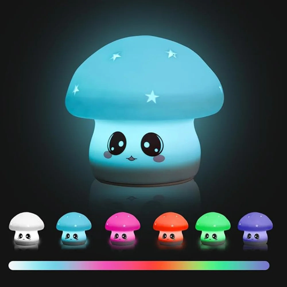 Luminária Cogumelo Touch Decorativa Infantil