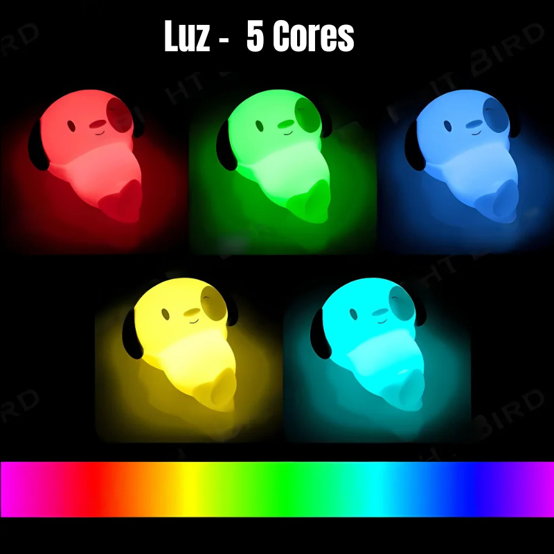 Luminária Cachorro Touch Decorativa Infantil