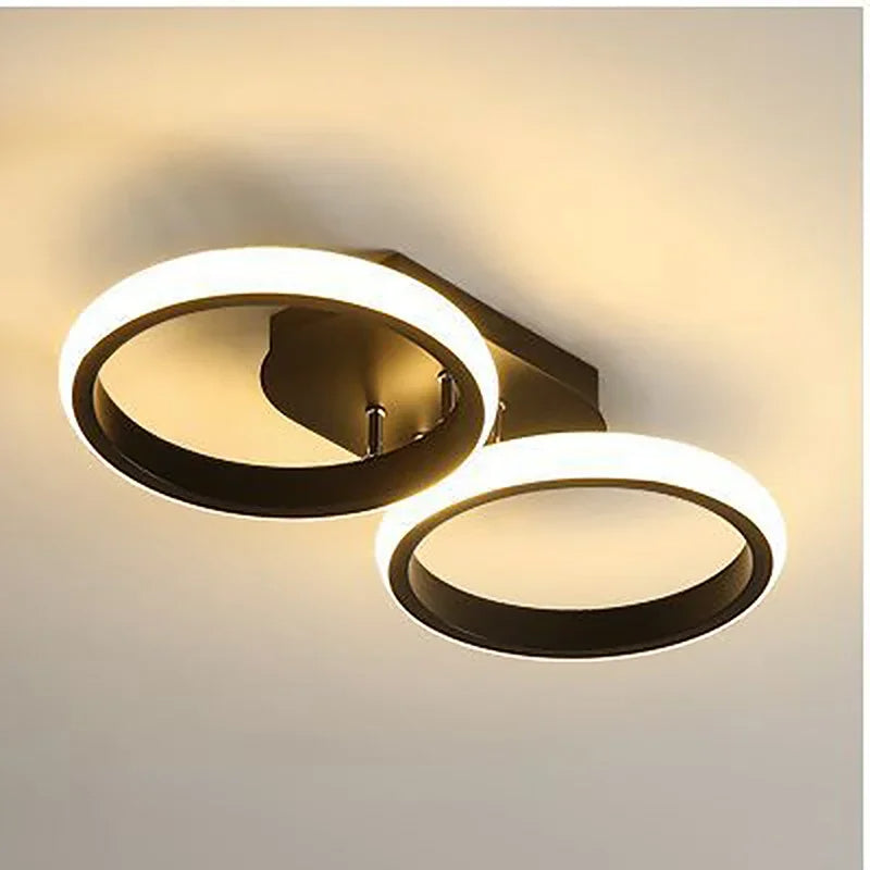 Lustre de Teto LED Moderno - Iluminação Sofisticada para Sala e Quarto