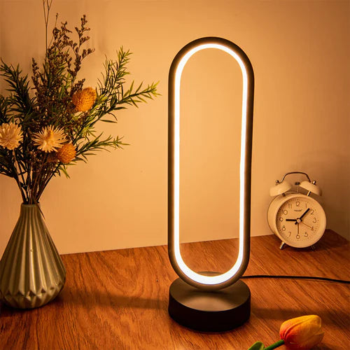 Luminária de Mesa Minimalista LED – Design Moderno e Elegante