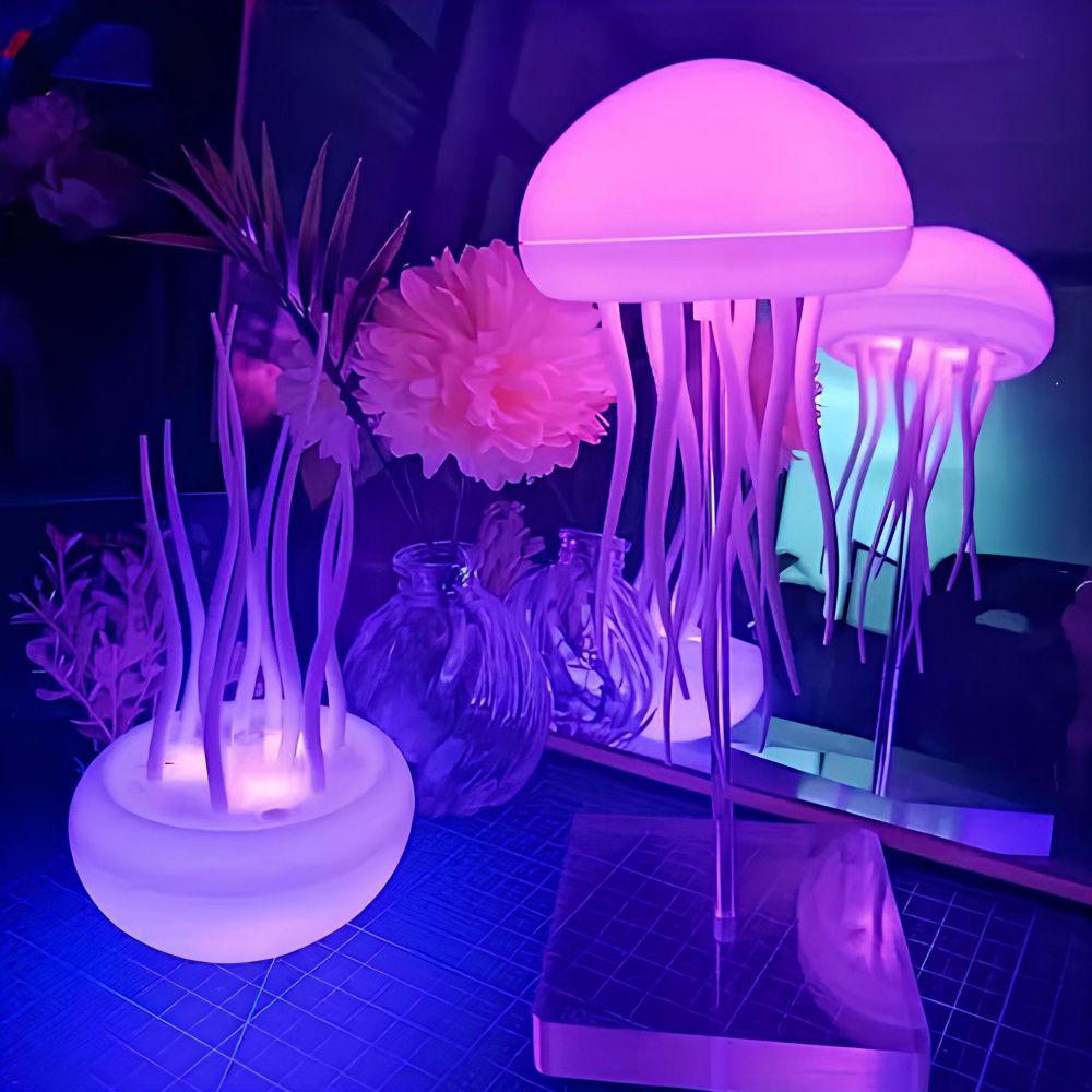 Luminária de Mesa Água-Viva Flutuante com LED