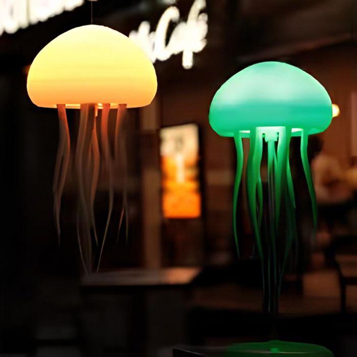 Luminária de Mesa Água-Viva Flutuante com LED