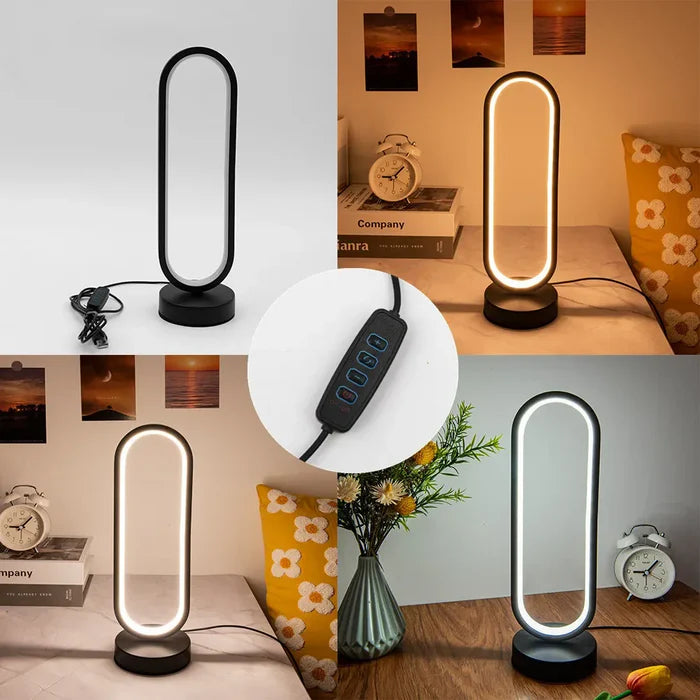 Luminária de Mesa Minimalista LED – Design Moderno e Elegante