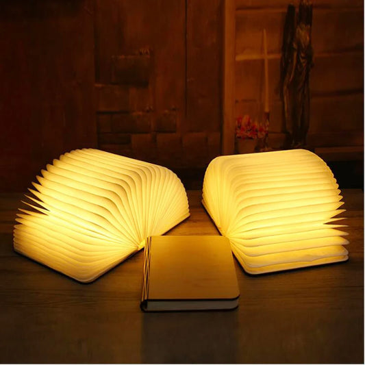Luminária Livro Dobrável